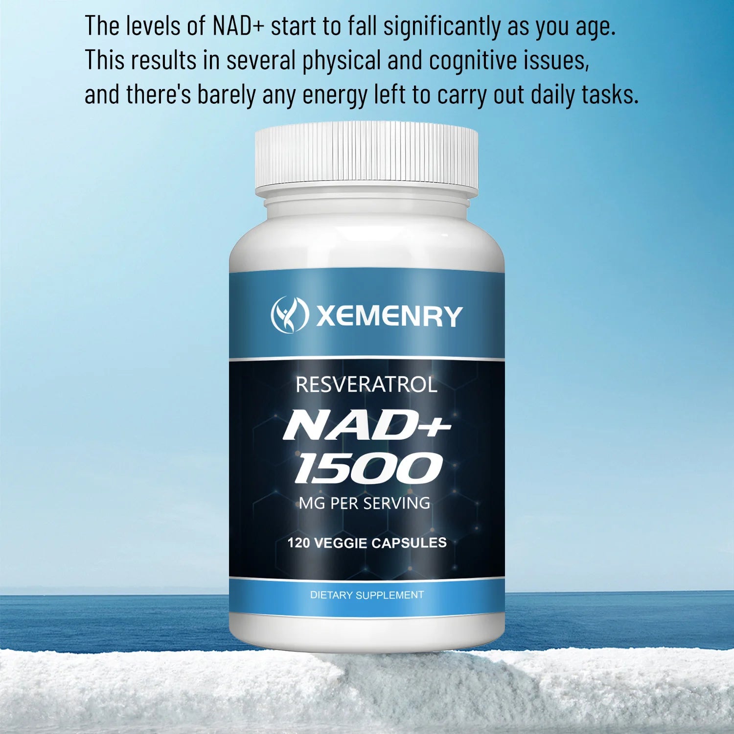 NAD+ Supplements with Resveratrol – Natural Energy, Anti-Aging & Cellular Health Support (120 Capsules - Image 6