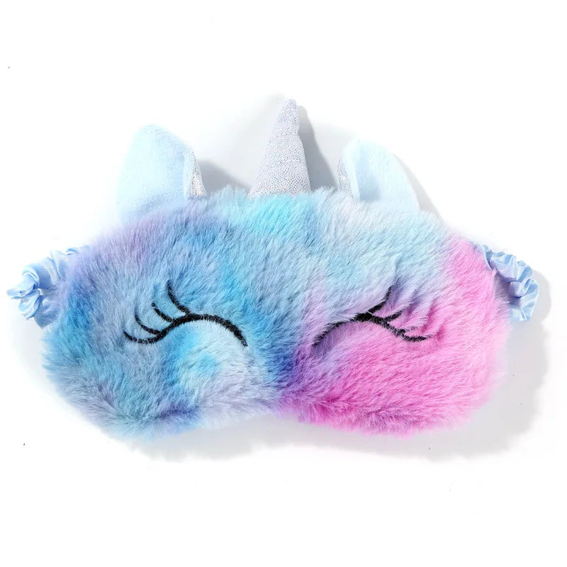 Cartoon Unicorn Sleeping Mask – Cute Anime Eye Shade for Kids, Travel & Party Gifts - Image 8