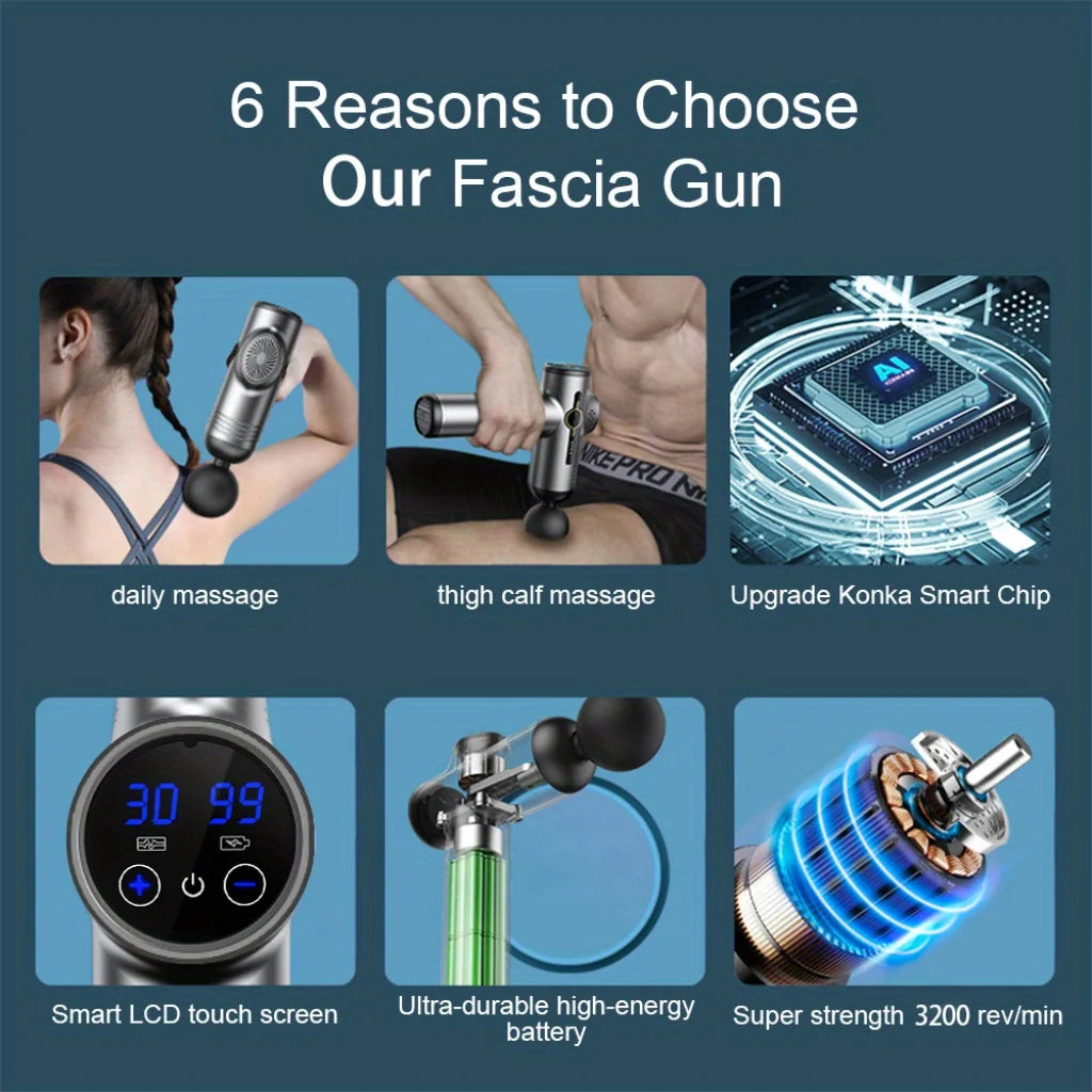 99-Speed Professional Muscle Massage Gun – Deep Tissue Massager for Neck & Back - Image 4