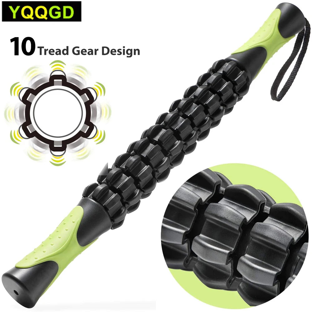 Muscle Roller Stick for Athletes – Massage Tool for Soreness, Cramping & Recovery
