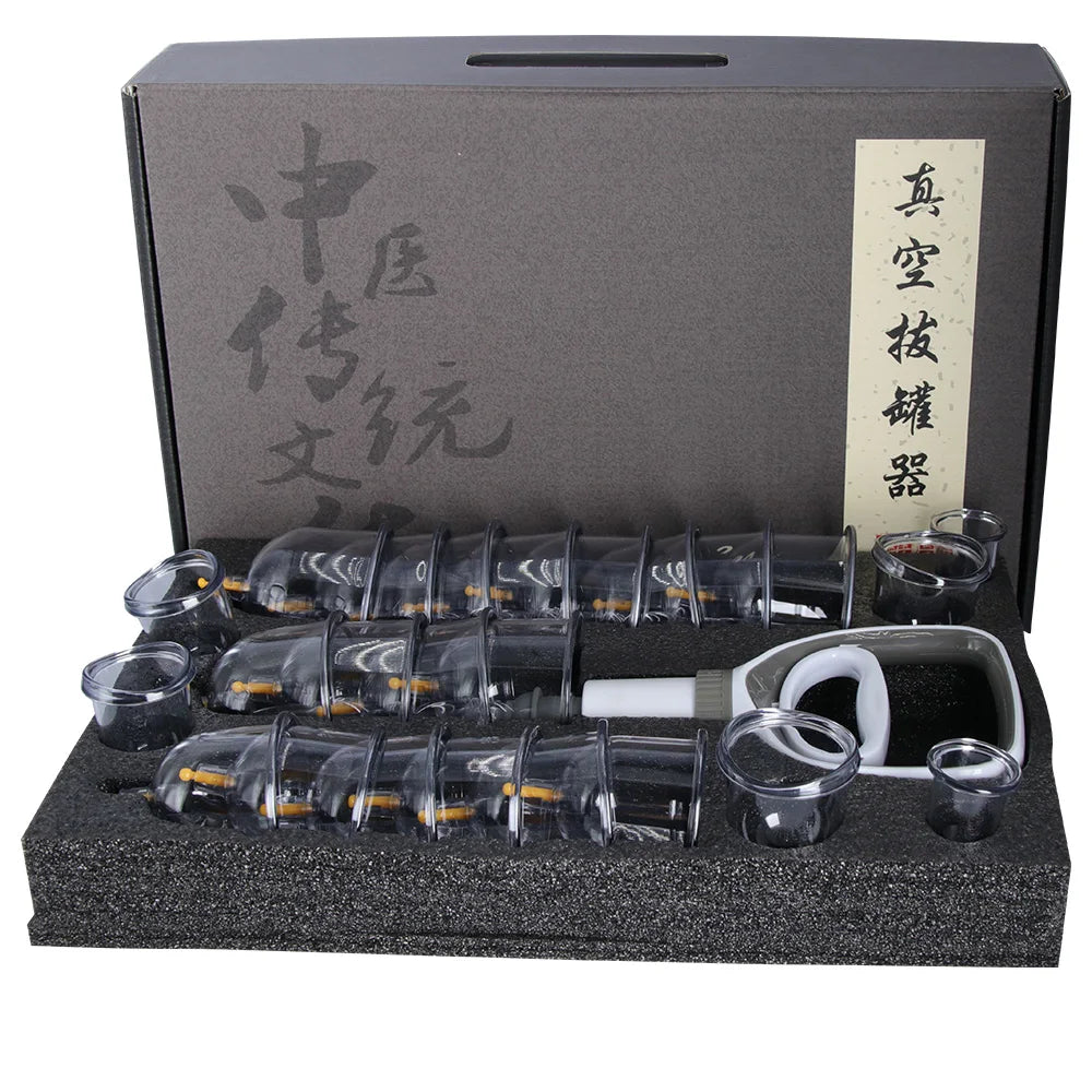 Vacuum Cupping Therapy Set – Professional Chinese Medicine Suction Cups - Image 5