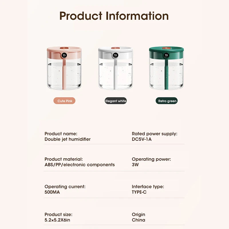 2L Large Capacity Air Humidifier - Image 6