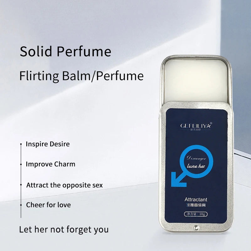 Unisex Pheromone Solid Perfume Balm – Long-Lasting, Portable Fragrance (10g) - Image 2