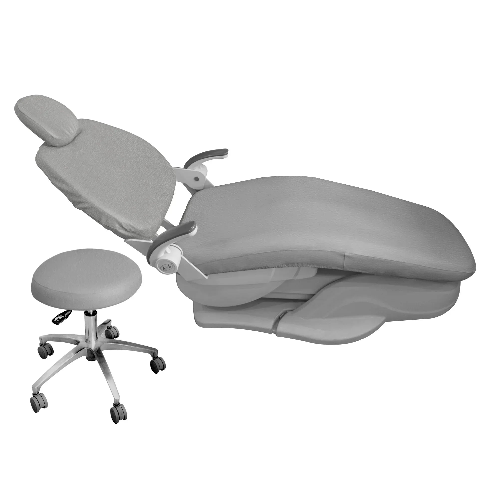 PU Leather Dental Chair Cover Set – Waterproof & Elastic Protective Kit (4pcs) - Image 17