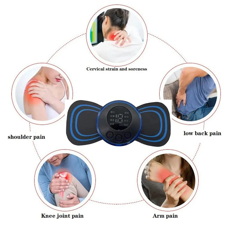 EMS Mini Electric Neck Massager – Portable Cervical Therapy Patch - Image 3