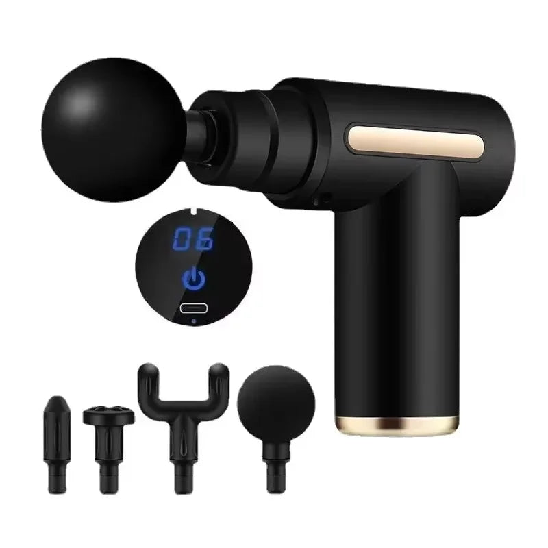 USB Mini Massage Gun – Portable Fascial Muscle Relaxation Device for Neck, Back & Full-Body Recovery - Image 2