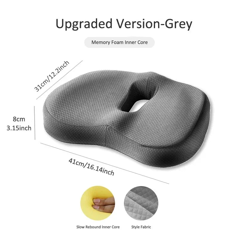 Orthopedic Memory Foam Cushion Set – Full Support for Coccyx, Lumbar & Hips - Image 7
