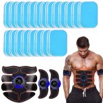 20pcs/30pcs Replaceable Abdominal Muscle Exercise Gel Pads – Reusable Gel Sheets for EMS Core Training Devices
