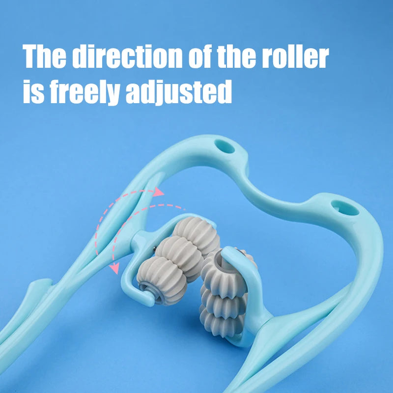 Six-Wheel Manual Cervical Massager – Therapeutic Roller for Neck, Back & Waist Relief - Image 3