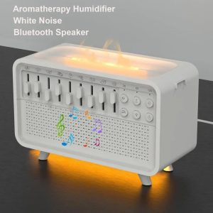 3-in-1 Bluetooth Speaker – White Noise Sleep Aid, Night Light & Humidifier