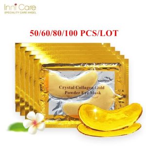 InniCare Crystal Collagen Gold Eye Mask – 50/60/80/100 Pcs