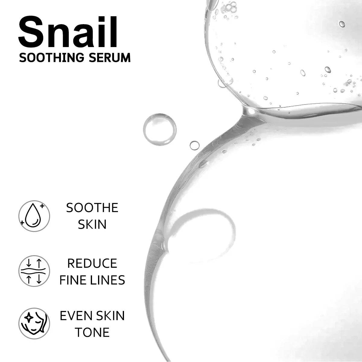 100ml 92% Snail Soothing Facial Essence – Multi-in-One Hydrating & Moisturizing Face Serum - Image 3