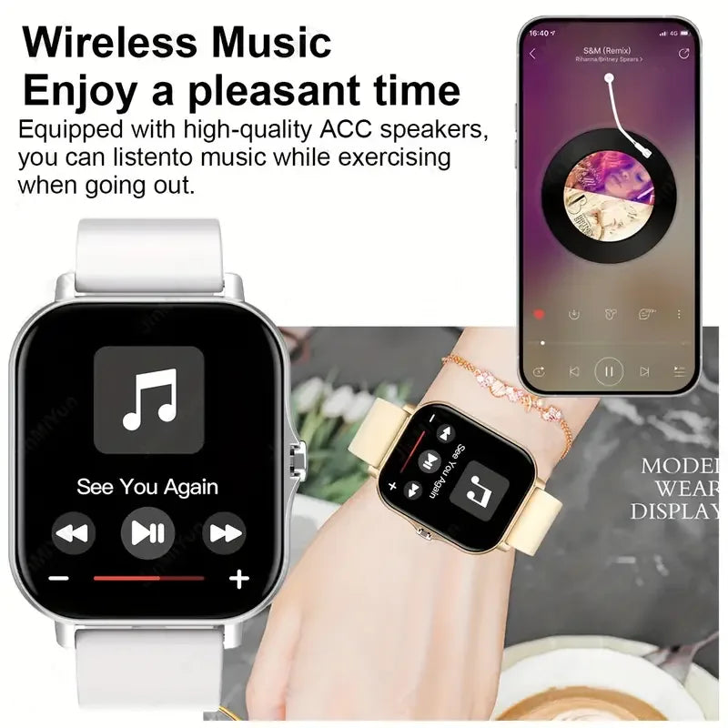 KESHUYOU 2025 New Smart Watch – Bluetooth Calling & Health Monitor for Men & Women - Image 4