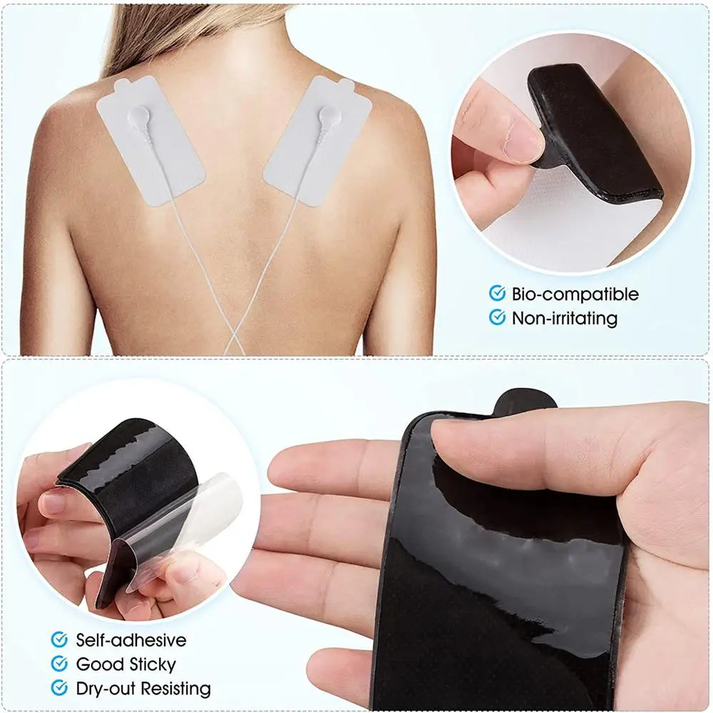 Self-Adhesive Electrode Pads – TENS/EMS Replacement Gel Patches for Muscle Therapy - Image 3