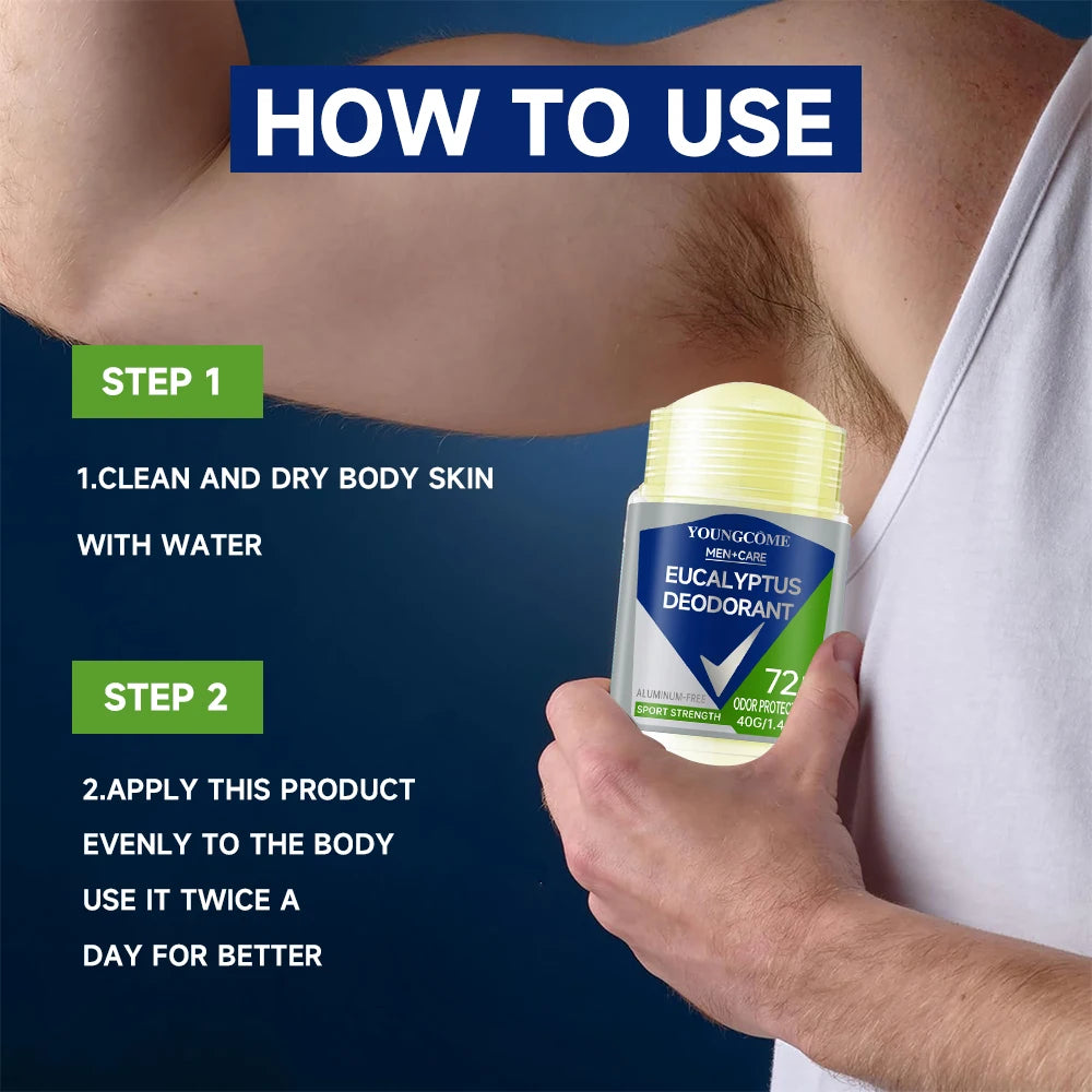 Men's 2-in-1 Moisturizer & Deodorant Set – 72H Hydration & Anti-Odor Protection - Image 5