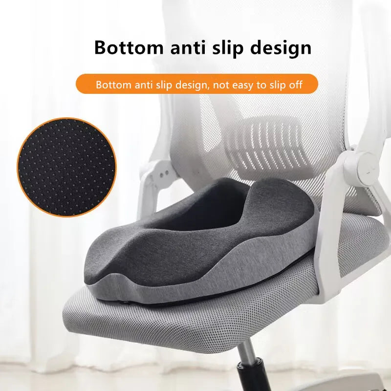 Portable Memory Foam Seat Cushion – Post-Hemorrhoid & Pain Relief Travel Pad - Image 2
