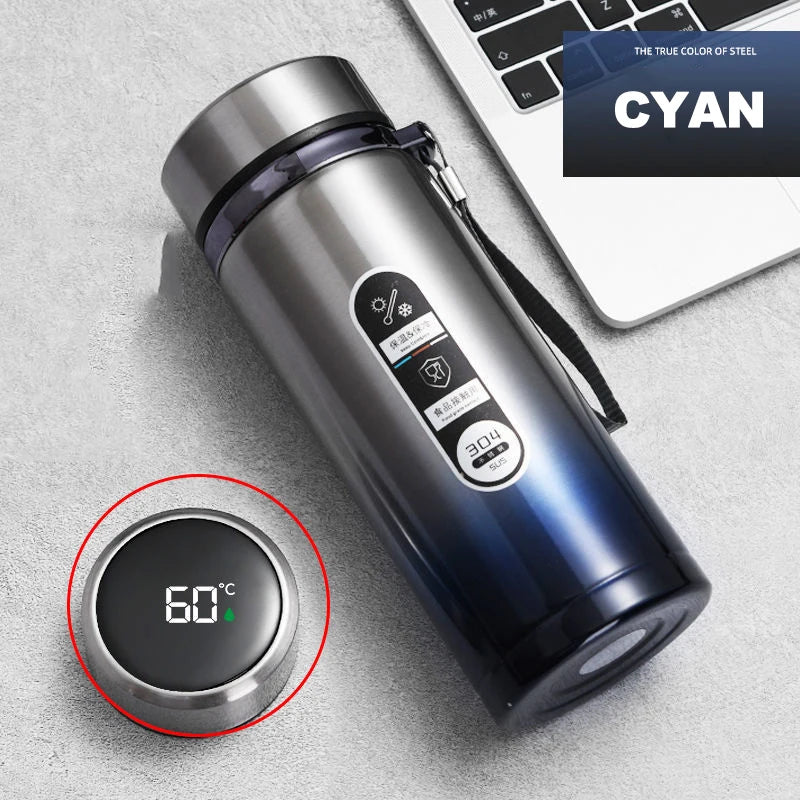 Stainless Steel Thermos Bottle with LED Temperature Display – 500ml–1L Vacuum Flask - Image 10