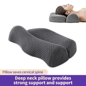 Cervical Memory Foam Contour Pillow – Ergonomic Orthopedic Pillow for Side Sleepers