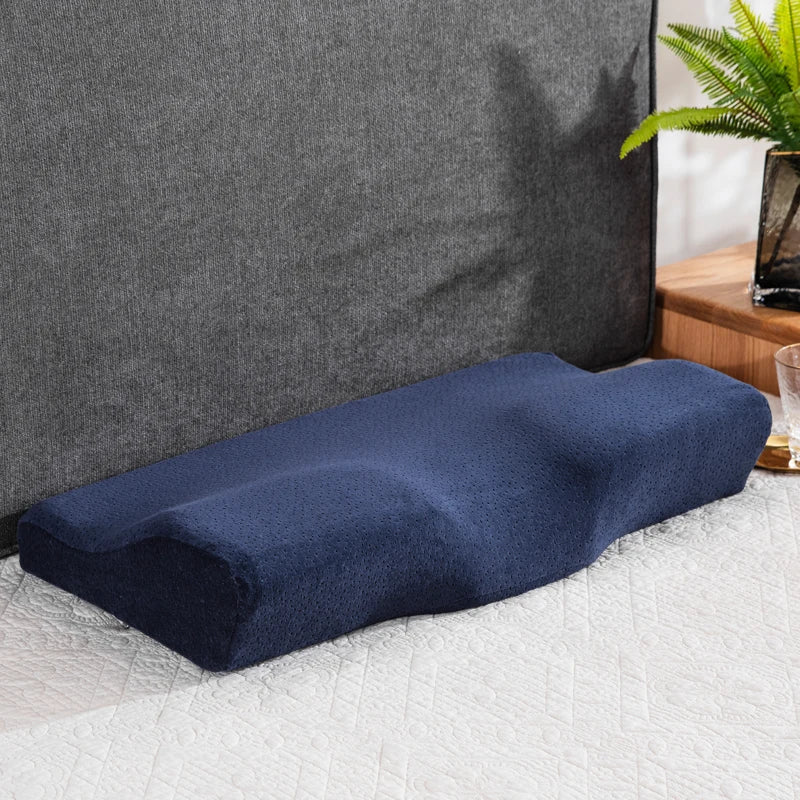 Butterfly-Shaped Memory Foam Cervical Pillow – Orthopedic Neck Protection for Better Sleep - Image 9