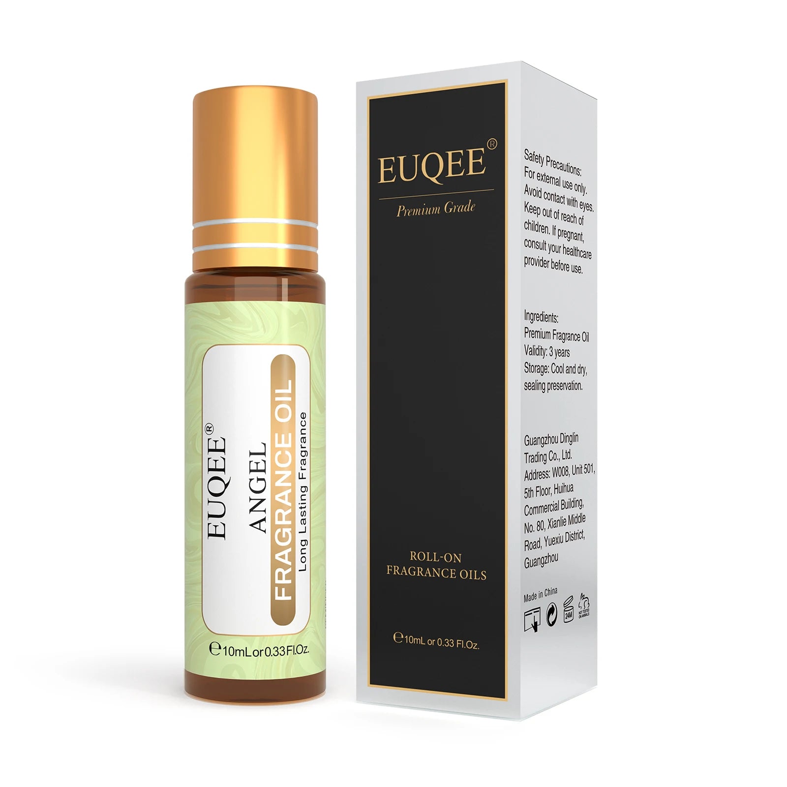 EUQEE 10ML Angel Coconut Vanilla Roller Fragrance Oil – Long-Lasting Aromatherapy for Women - Image 3