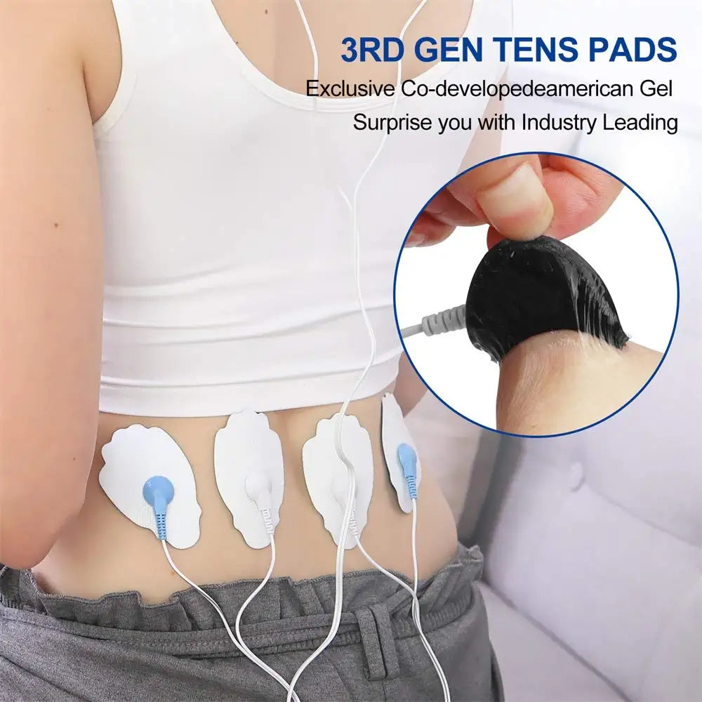 Self-Adhesive Electrode Pads – TENS/EMS Replacement Gel Patches for Muscle Therapy - Image 4