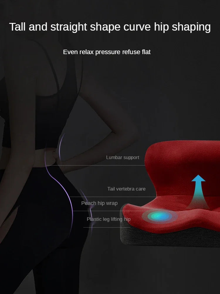Upgraded "L" Shape Cushion – Orthopedic Memory Foam for Back & Coccyx Support - Image 3