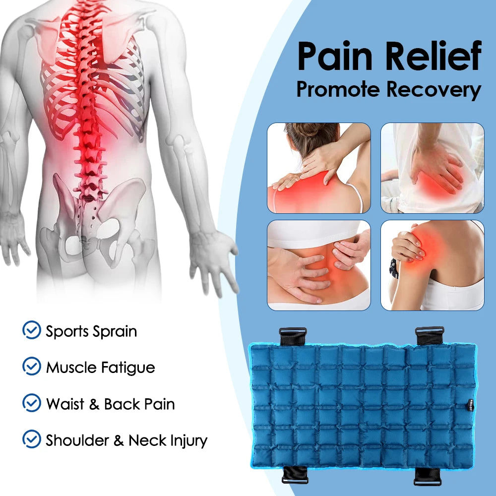 Reusable Cold/Hot Compress Polymer Ice Pack – Soft Knee Compression & Injury Support - Image 5