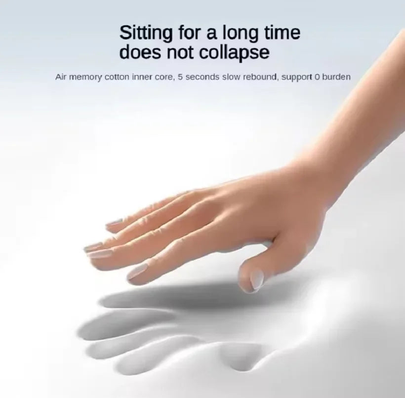 Memory Foam Coccyx Cushion – Tailbone & Sciatica Pain Relief for Office & Car Seats - Image 4