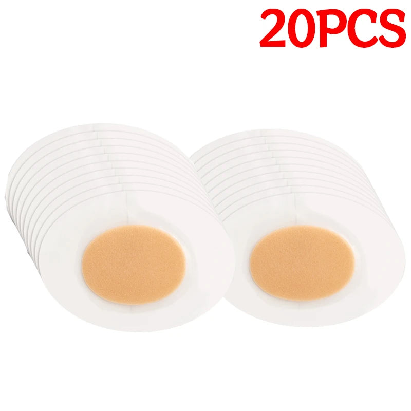 100PCS Pain Relief Gel Heel Protectors – Hydrocolloid Adhesive Blister Pads for Foot Care - Image 11