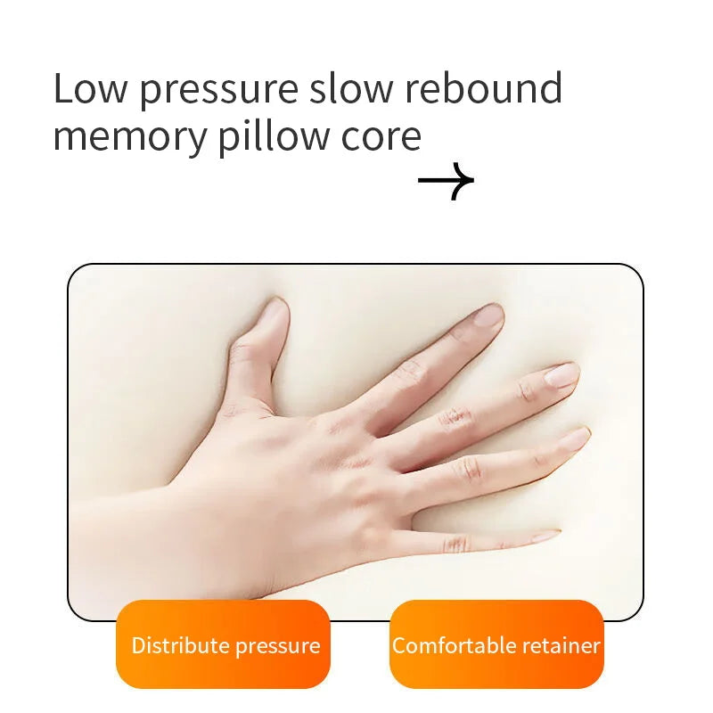1pc Memory Foam Water Cube Pillow – Anti-Snoring Neck Support with Temperature Sensing Core - Image 6