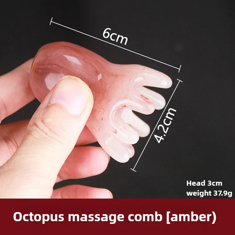 New Resin Octopus Scalp Massage Comb - Image 2