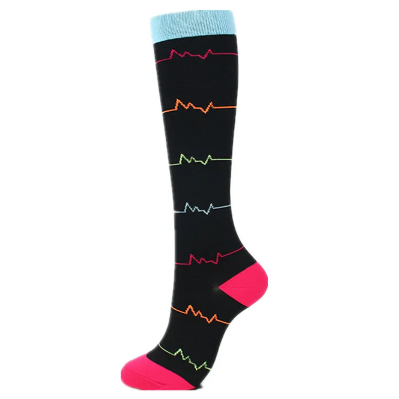 49 Styles Sports Compression Socks – Unisex Running, Cycling & Travel Support Socks - Image 10