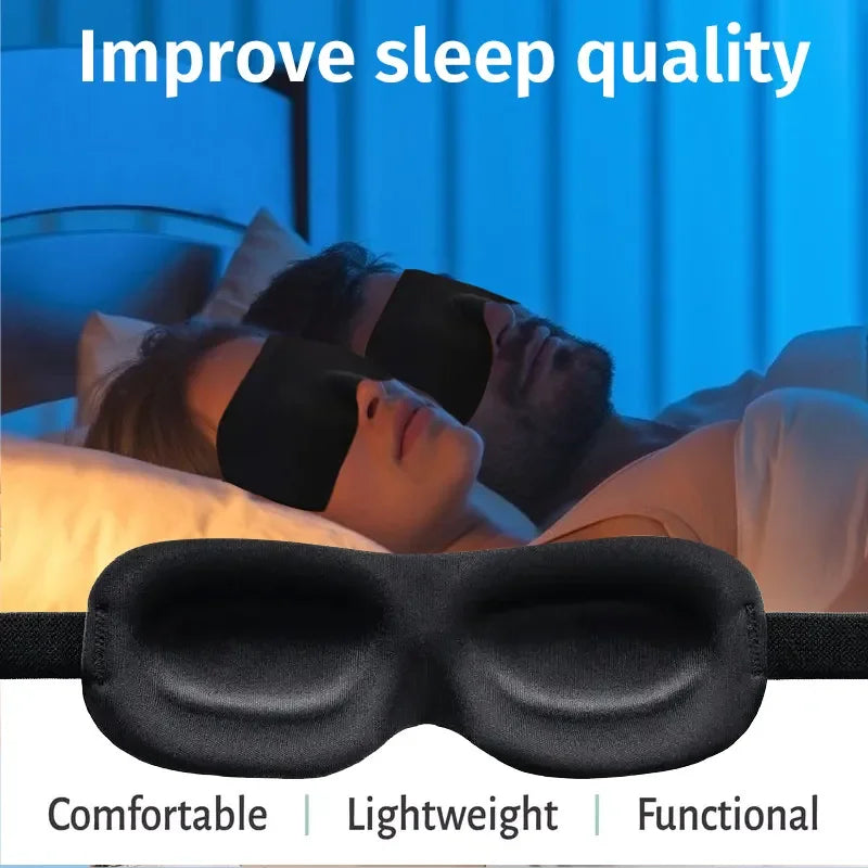 3D Contoured Eye Mask for Sleeping – Molded Night Blindfold for Women & Men - Image 5