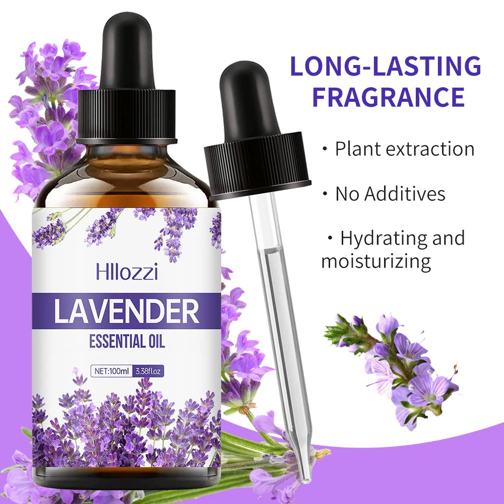 Lavender Essential Oil – Moisturizing Massage Oil for Facial & Body Skincare - Image 3