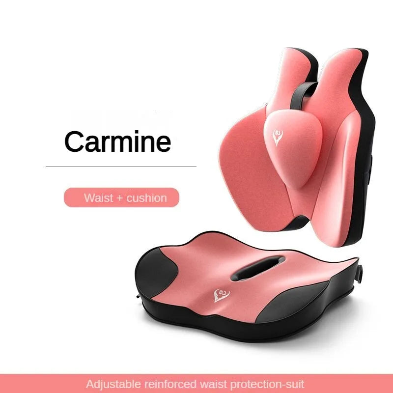 Memory Foam Seat & Back Support Pillow Set – Orthopedic Relief for Coccyx, Hip & Lumbar - Image 10