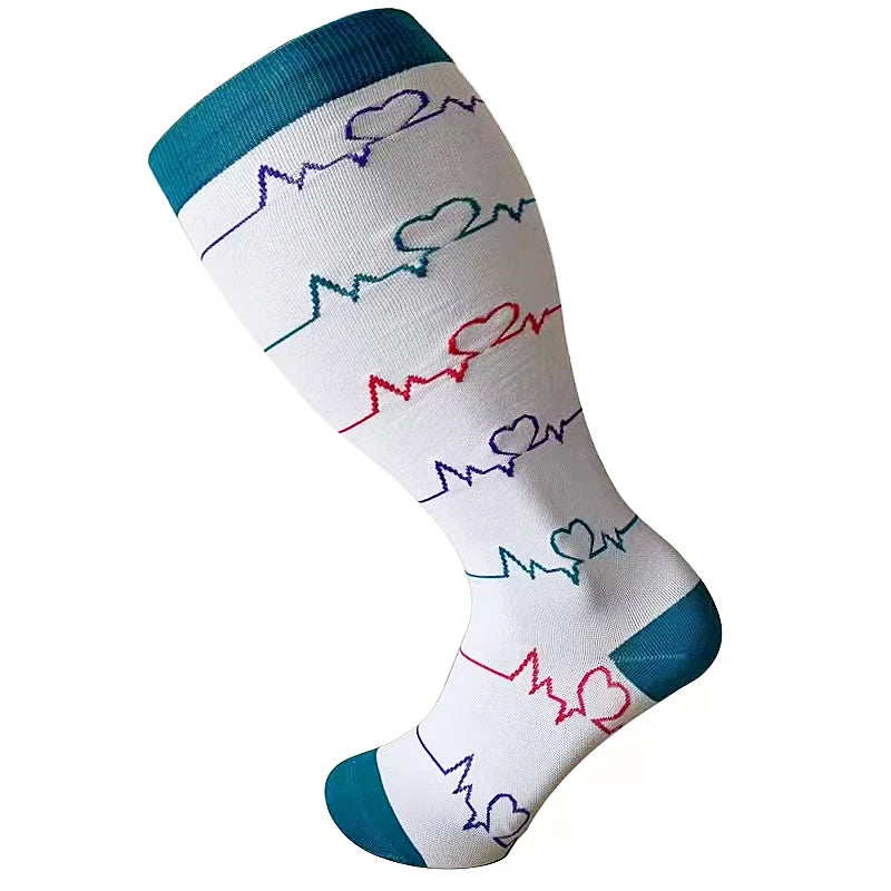 Plus Size Compression Socks – 30mmHg Knee-High Support for Men & Women with Varicose Veins - Image 12