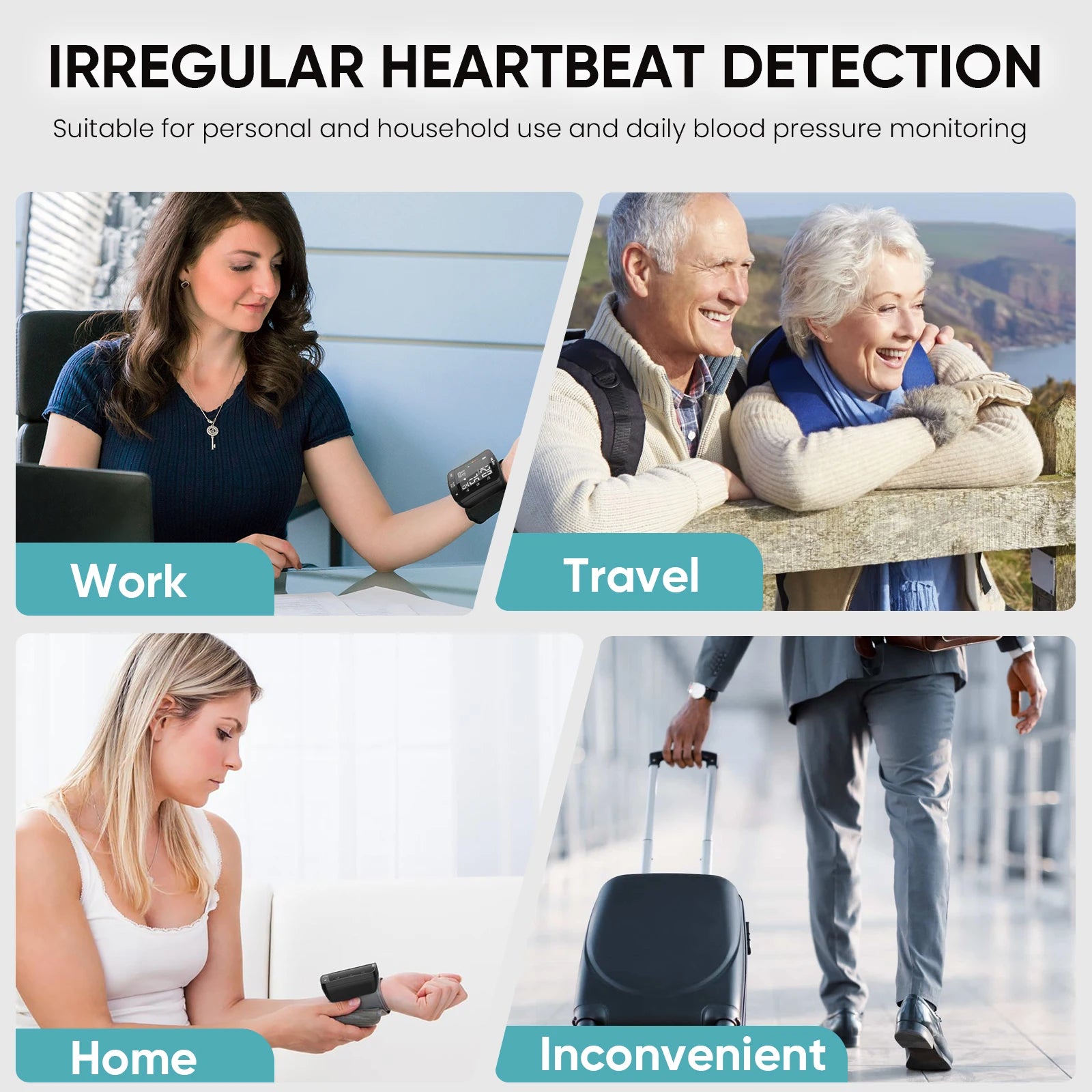 SEJOY Electronic Wrist Blood Pressure Monitor – Automatic Digital Sphygmomanometer - Image 5