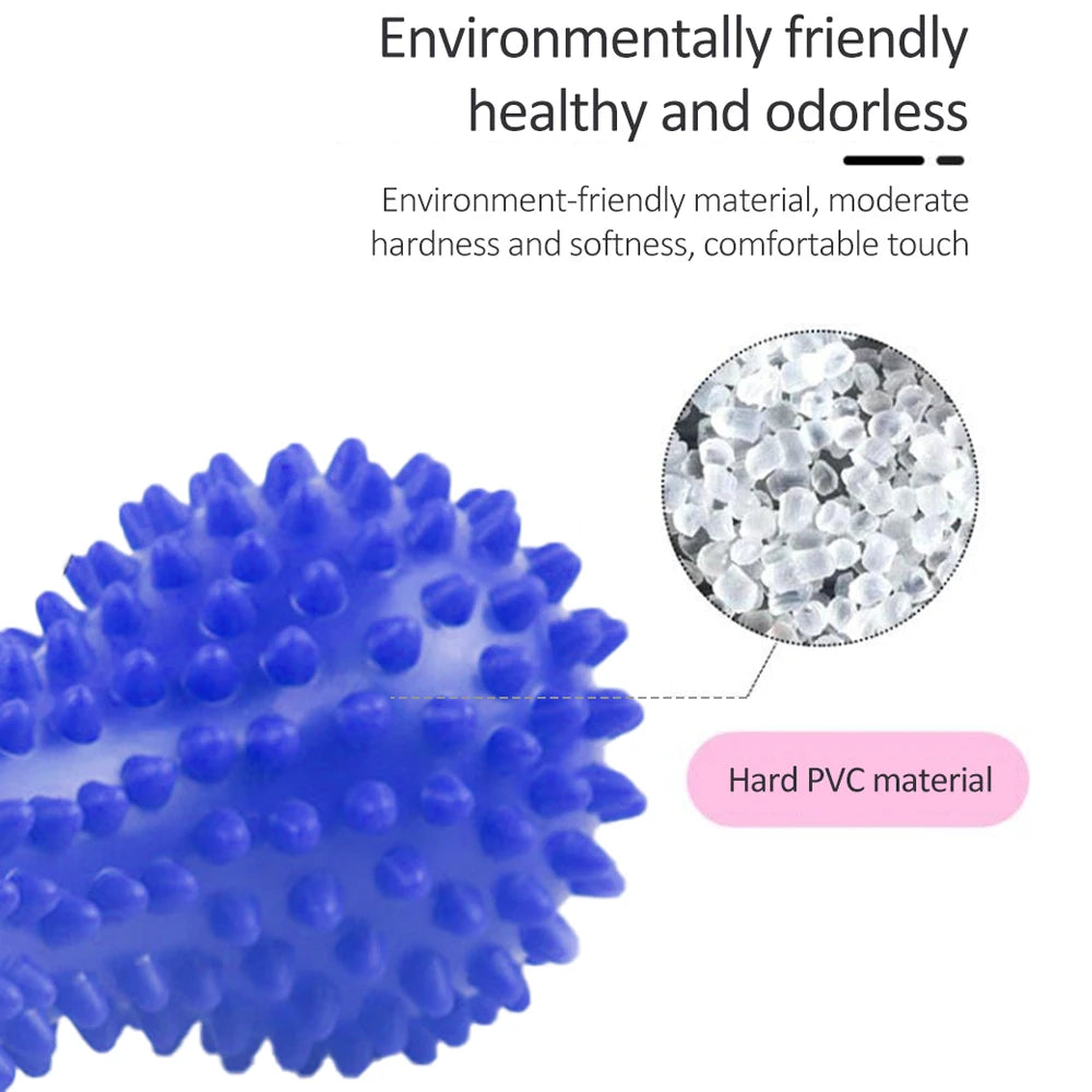 PVC Peanut Prickle Massage Ball – Muscle Relaxation Tool for Cervical, Plantar Fascia & Deep Tissue Therapy - Image 5