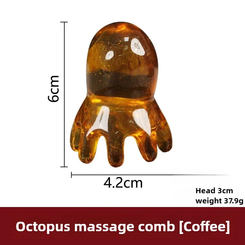 New Resin Octopus Scalp Massage Comb - Image 4