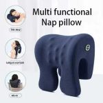 Neck Support Office Rest Lunch Break Pillow – Memory Foam Nap Pillow for Travel & Desk Use