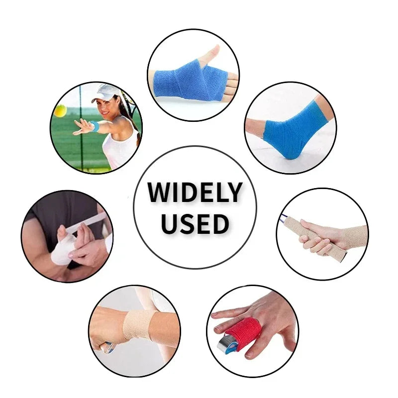 Sports Elastic Bandage – Self-Adhesive Tape for Joint Support & Injury Protection - Image 3