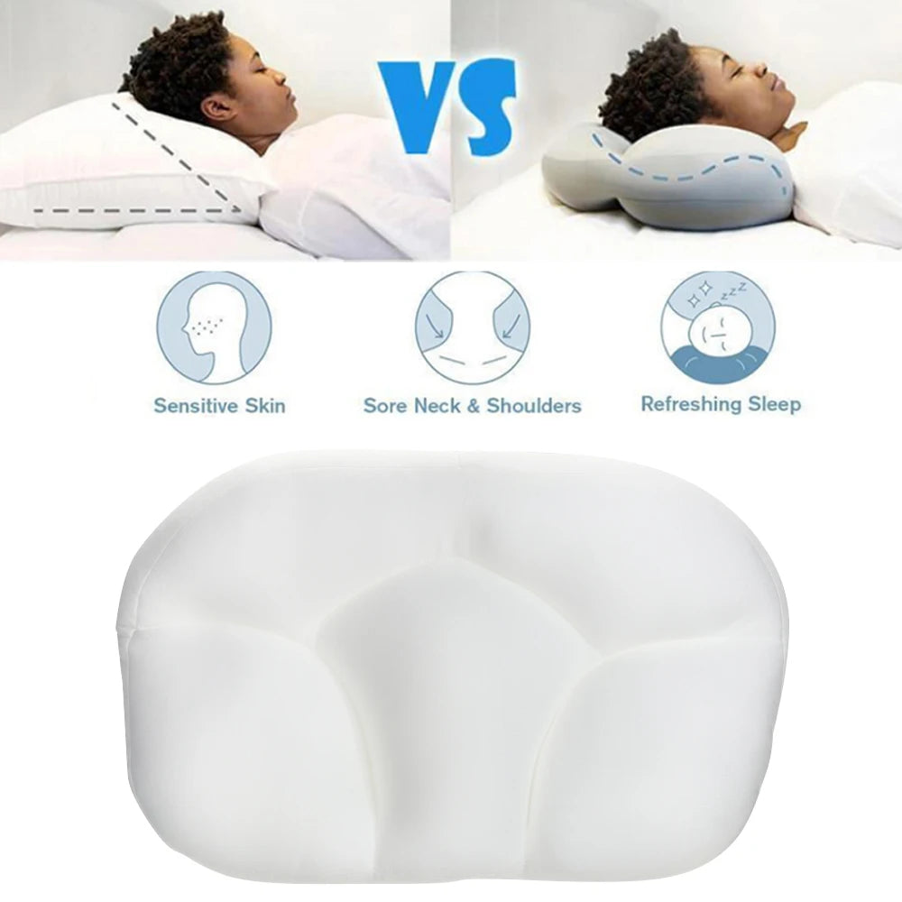 All-Round Sleep Pillow – Egg Sleeper Memory Foam Orthopedic Neck Pillow with 3D Micro Airballs - Image 4