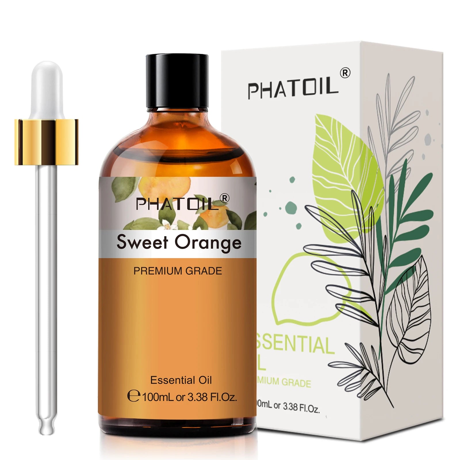 PHATOIL 100ml Essential Oil Collection – Eucalyptus, Lavender, Vanilla, Jasmine, Lemon & Bergamot - Image 5