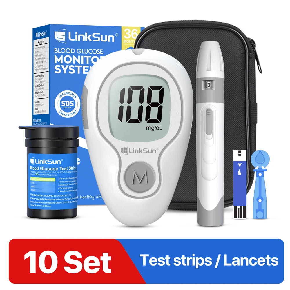 LinkSun G-425‑3 Blood Glucose Meter – Complete Diabetes Testing Kit - Image 10