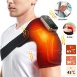 3-in-1 Heated Knee Massager – Wireless Massage Belt for Knee, Shoulder & Elbow