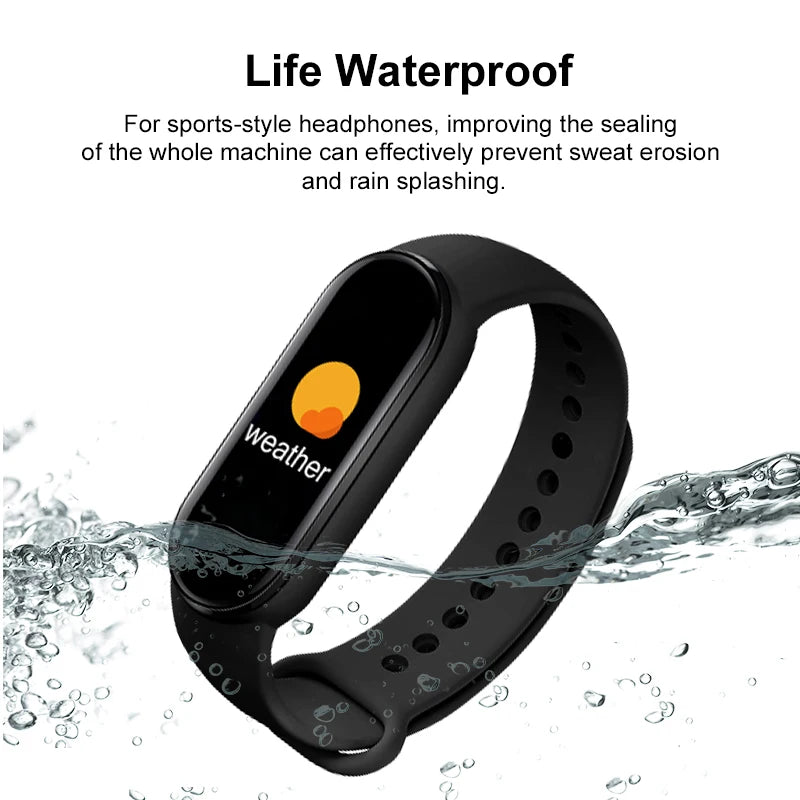 M6 Smart Watch – Multi-Function Fitness Bracelet for Men & Women - Image 3