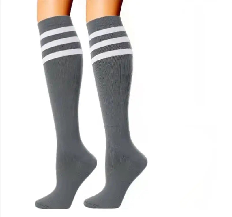 30mmHg Knee-High Compression Socks – Unisex Sports & Medical Support for Edema, Diabetes, and Varicose Veins - Image 8